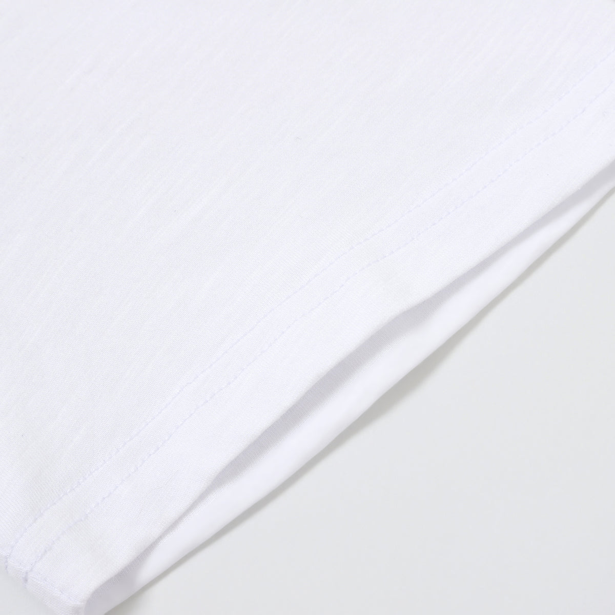 200 GSM T-Shirt / Regular — White — cuff
