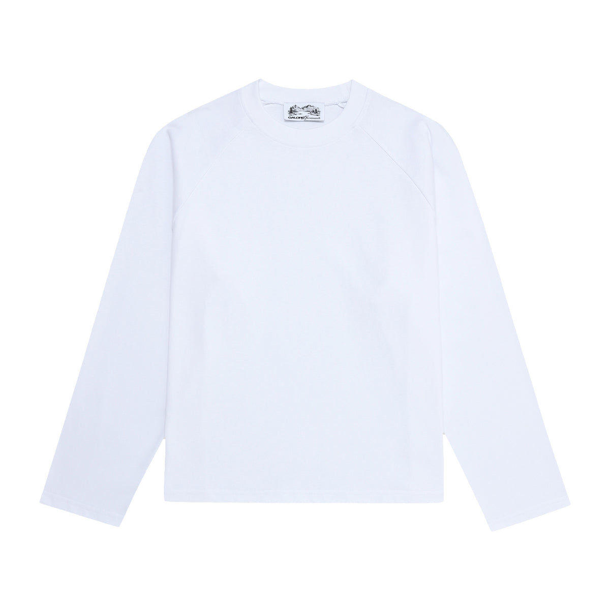 280 GSM Longsleeve Raglan — White front