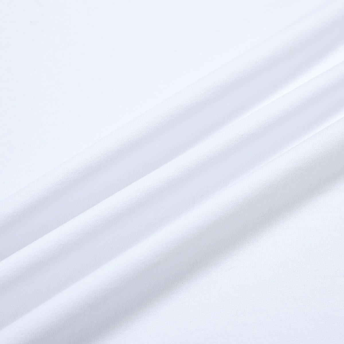 280 GSM Longsleeve Raglan — White fabric texture