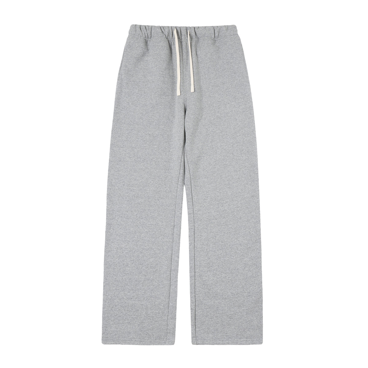 420 GSM Sweatpants Straight-Leg — Flower Gray front