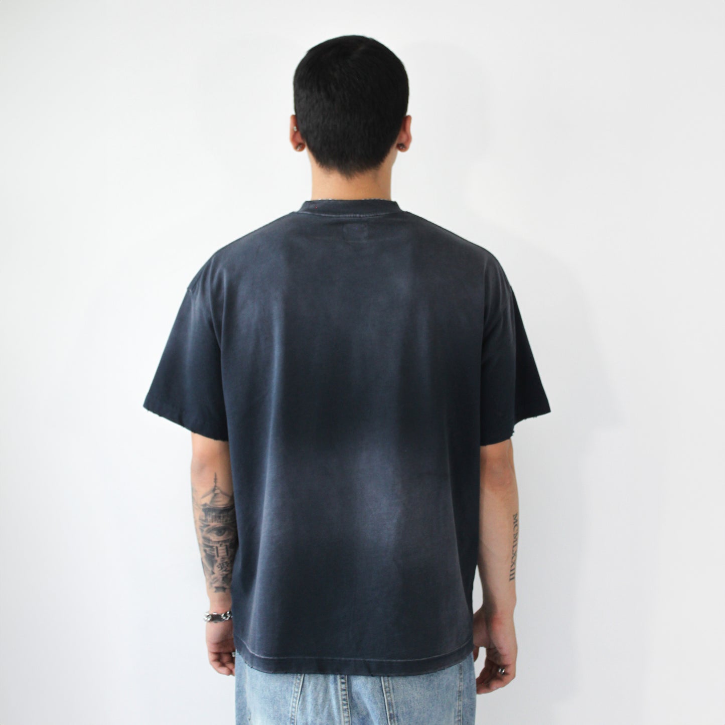 275GSM T-SHIRT / SUNFADED BLACK