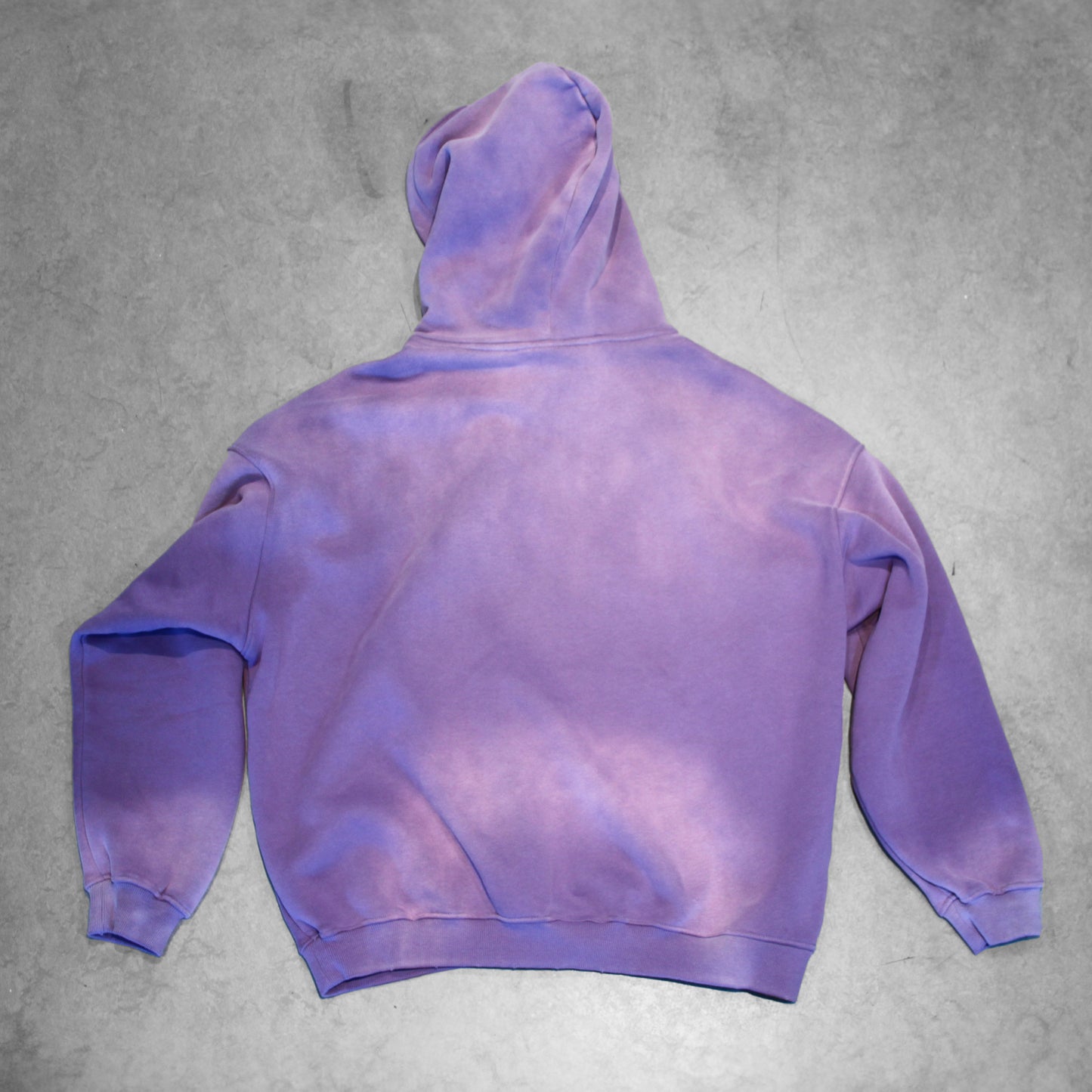 400 GSM HOODIE / SUNFADED PURPLE