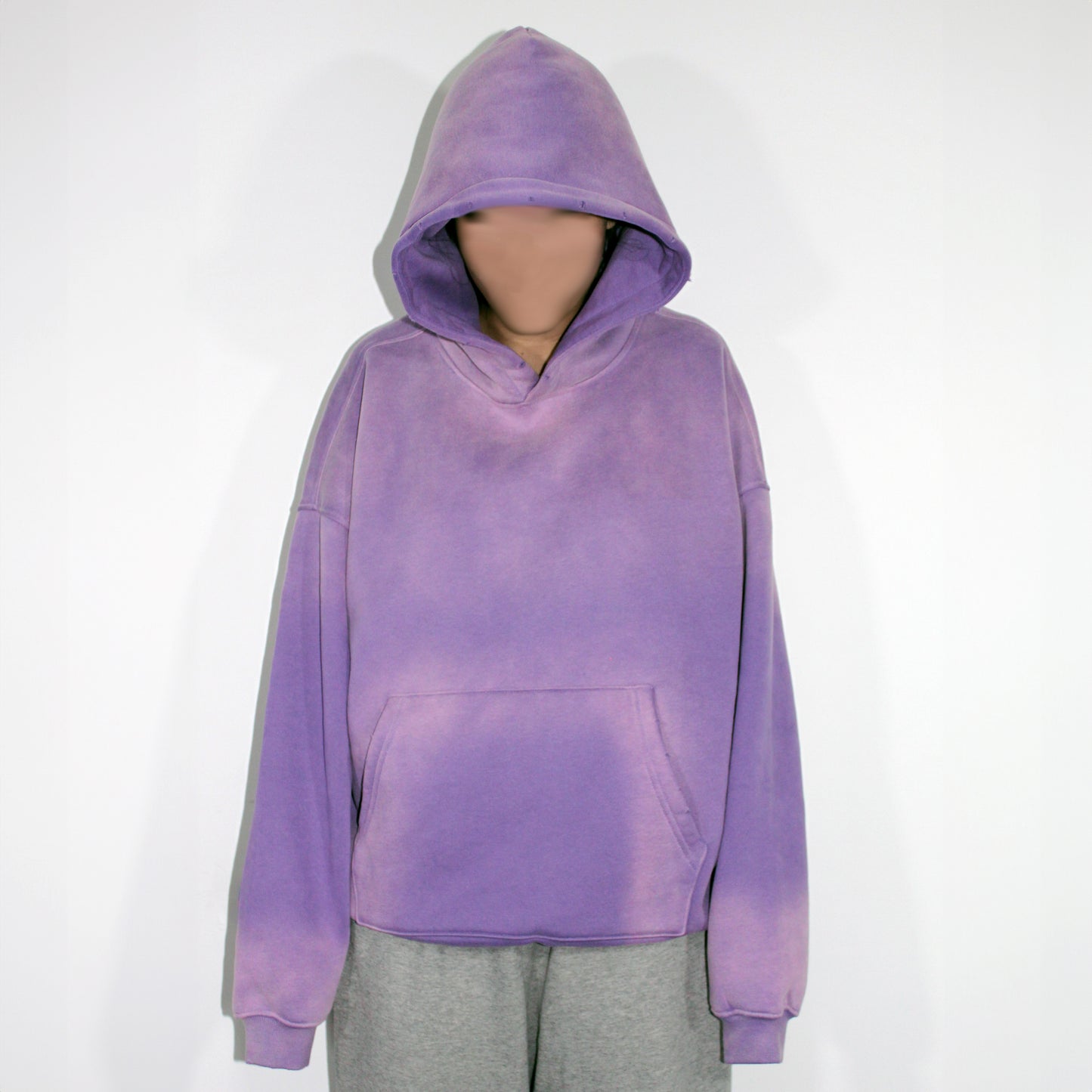 400 GSM HOODIE / SUNFADED PURPLE