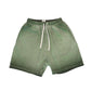 250GSM SHORTS / ACID WASH GREEN