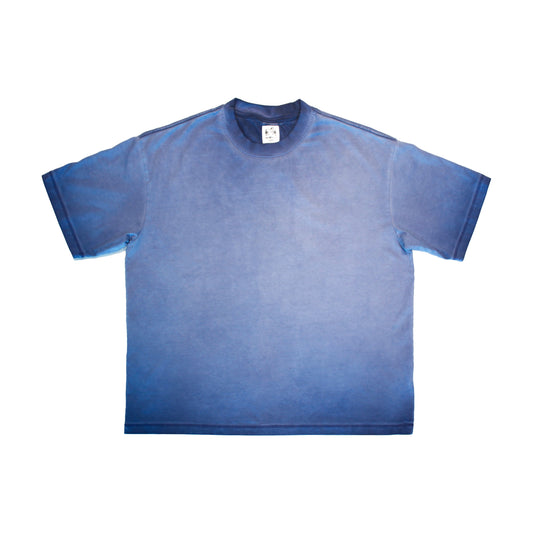 250GSM T-SHIRT / ACID WASH BLUE