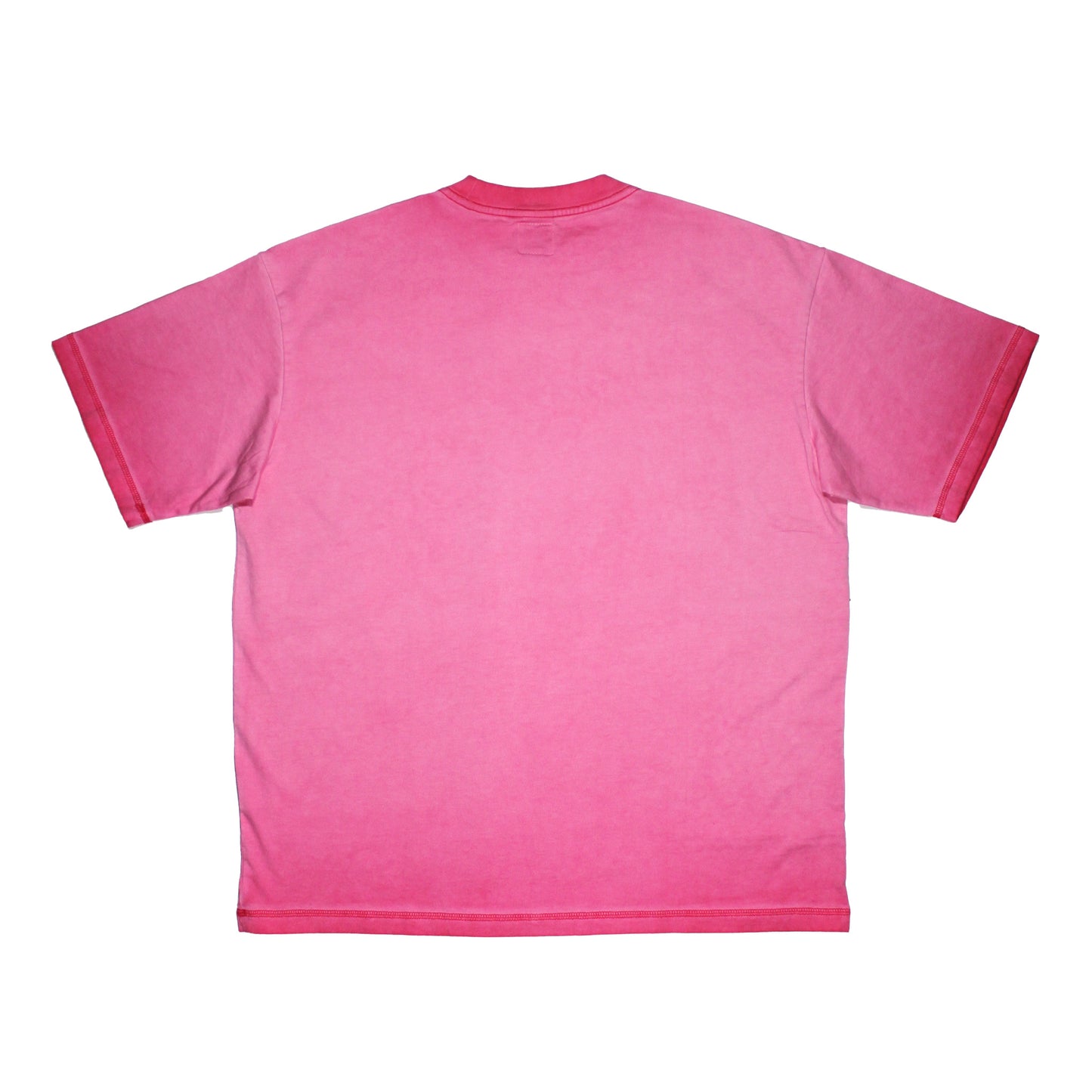 250GSM T-SHIRT / ACID WASH PINK