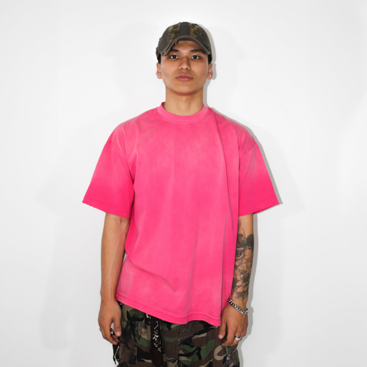 275GSM T-SHIRT / SUNFADED PINK