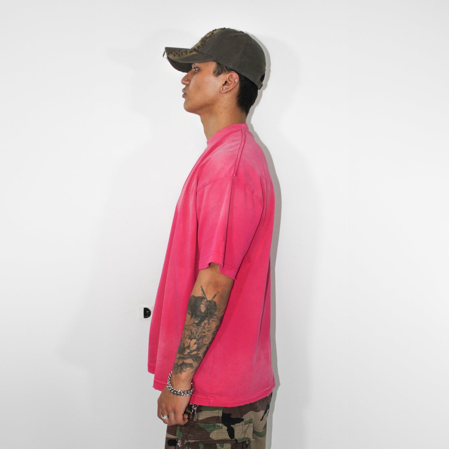 275GSM T-SHIRT / SUNFADED PINK