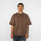 280GSM T-SHIRT / AGED BROWN